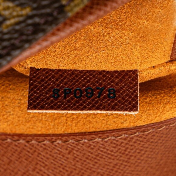 LOUIS VUITTON Authentic Brown Monogram Leather Shoulder Bag - Picture 6 of 7
